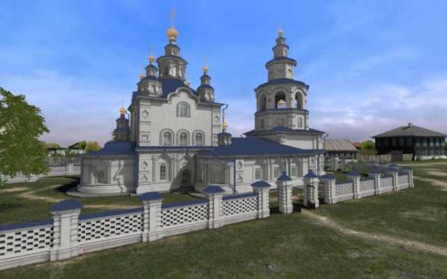 Троицкая церковь. Виртуальная реконструкция