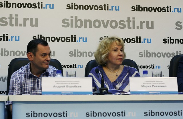 Пресс-конференция "Золотой маски" в Красноярске, 2 июля 2015 г.